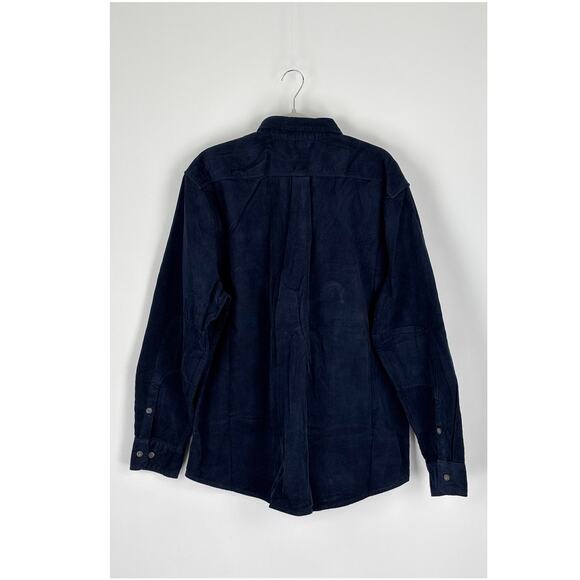 Line Of Trade Mens Midnight Stone Corduroy Workshirt Long Sleeve Size 2X New - Picture 11 of 15